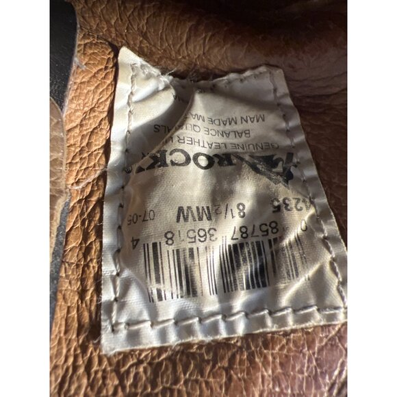 Rocky women’s 8MWM Western Style Leather Pull-On Work Boots Size 8.5 - Picture 4 of 4